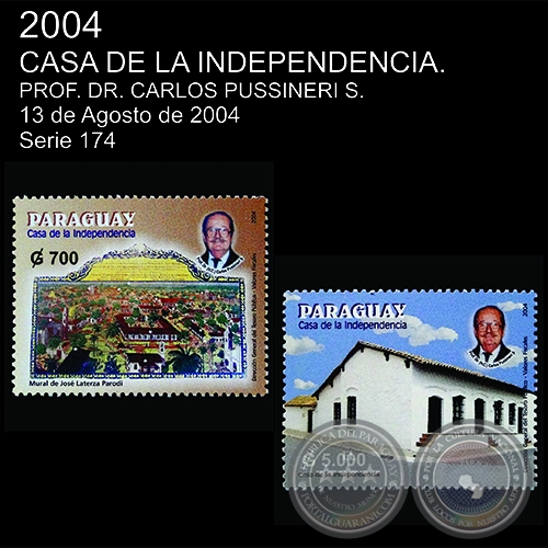 CASA DE LA INDEPENDENCIA - (AO 2004 - SERIE 174) 